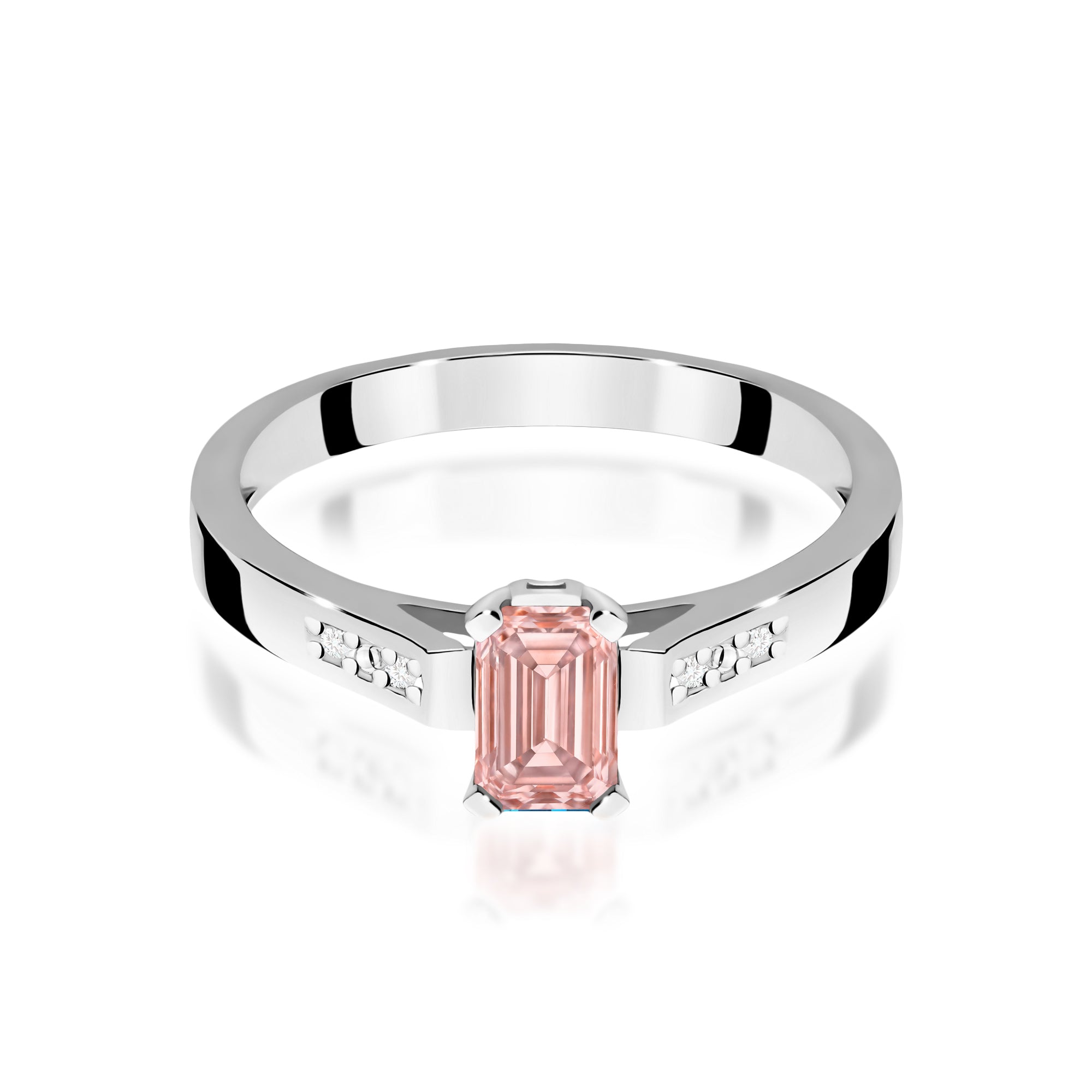 Inel Aur 9K cu Diamante de Laborator 0.54 ct
