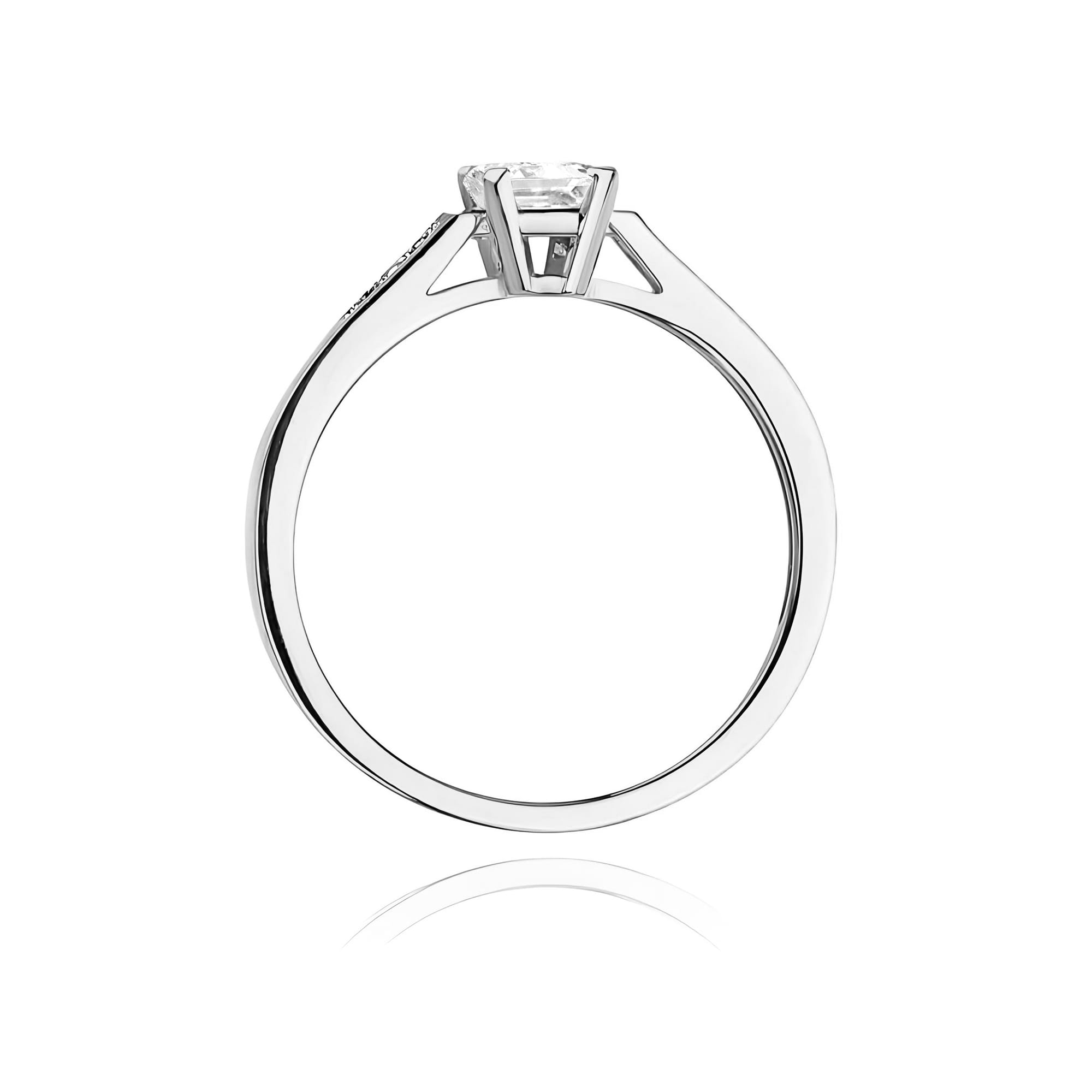 Inel Aur 9K cu Diamante de Laborator 0.64 ct