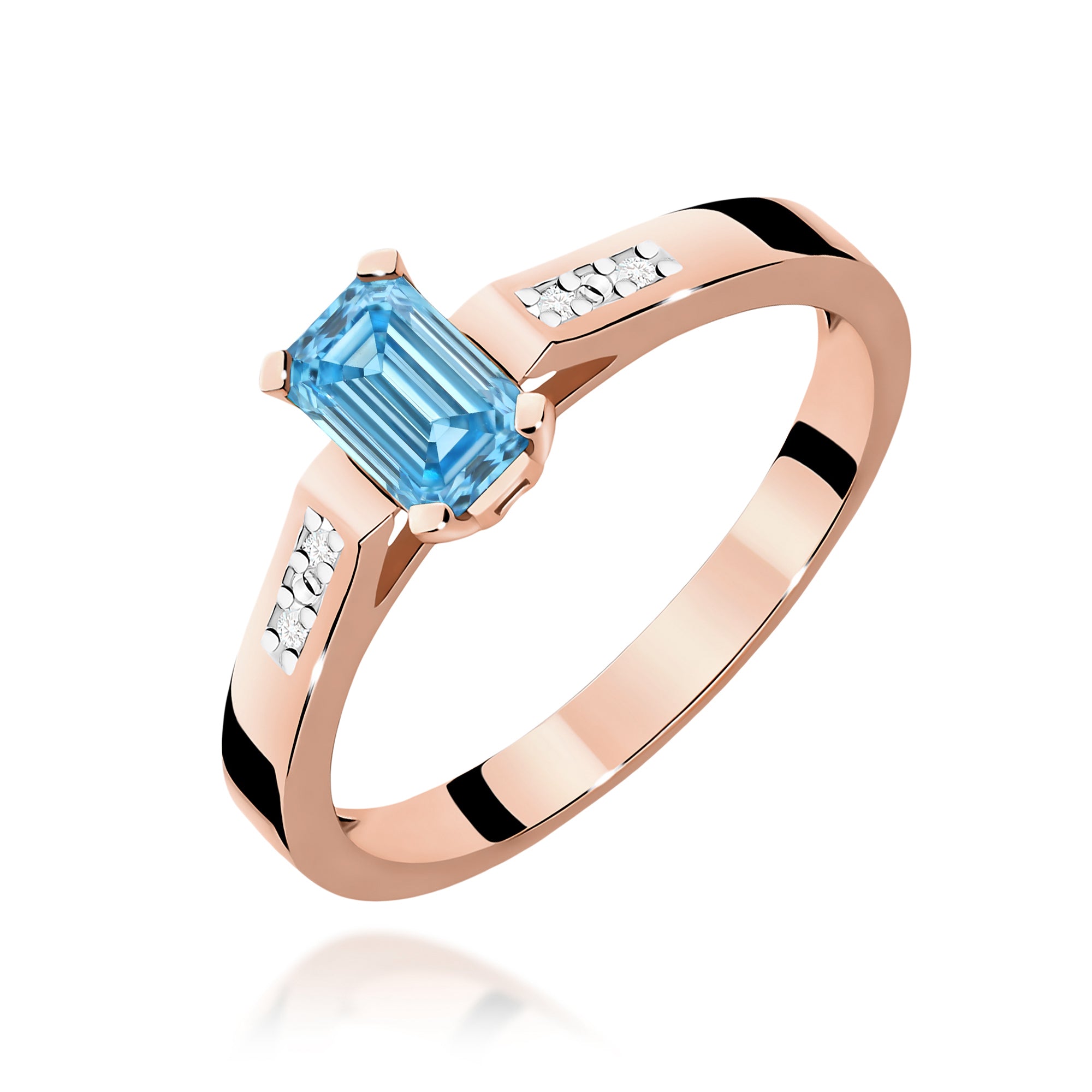 Inel Aur 14K cu Diamante de Laborator 0.54 ct