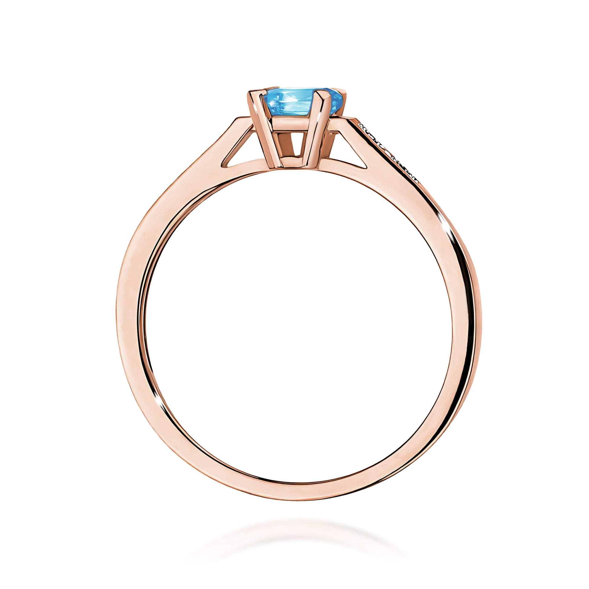 Inel Aur 14K cu Diamante de Laborator 0.54 ct