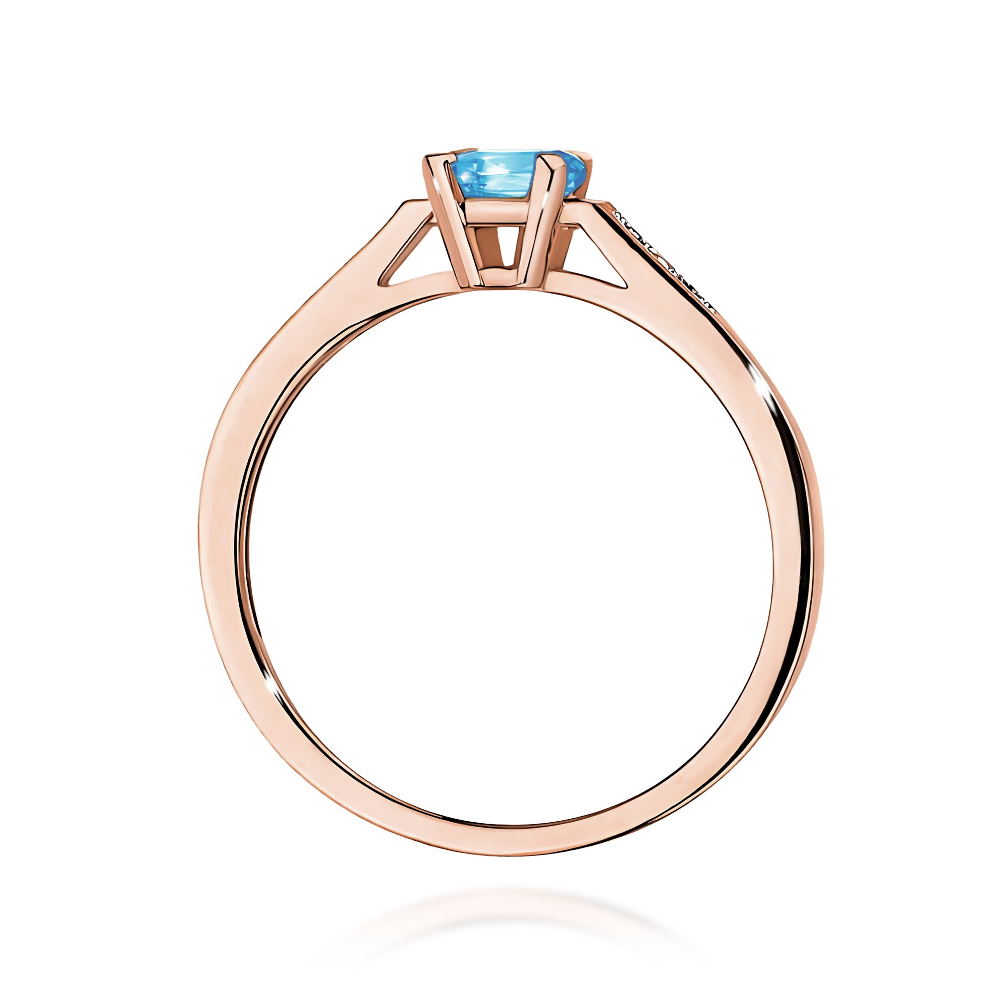 Inel Aur 14K cu Diamante de Laborator 0.54 ct