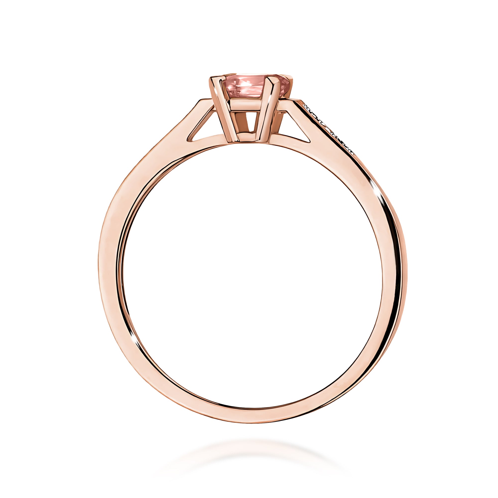 Inel Aur 14K cu Diamante de Laborator 0.54 ct