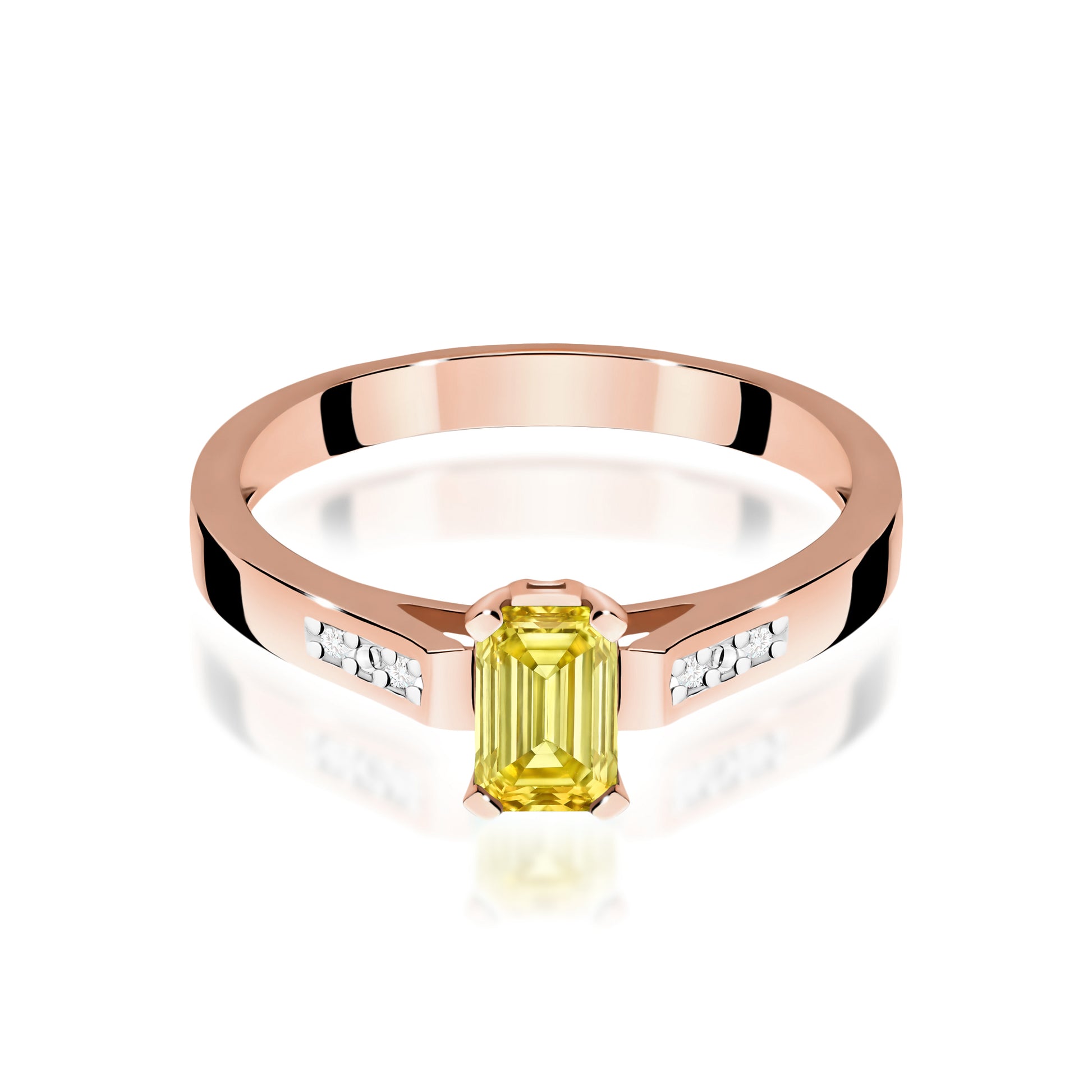 Inel Aur 14K cu Diamante de Laborator 0.54 ct