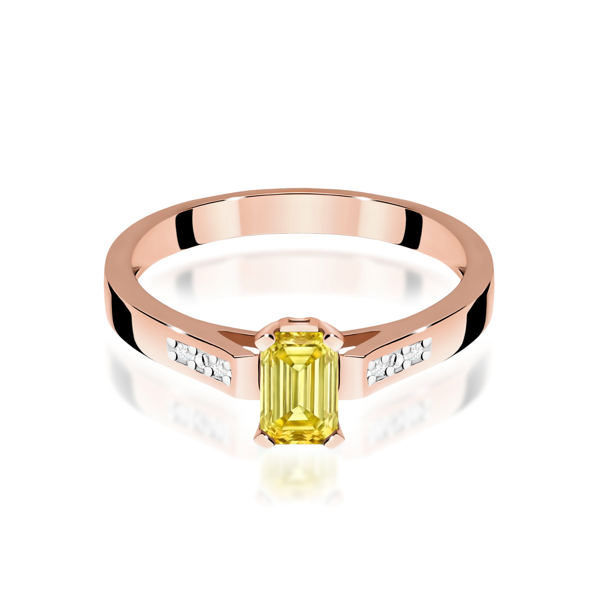 Inel Aur 14K cu Diamante de Laborator 0.54 ct