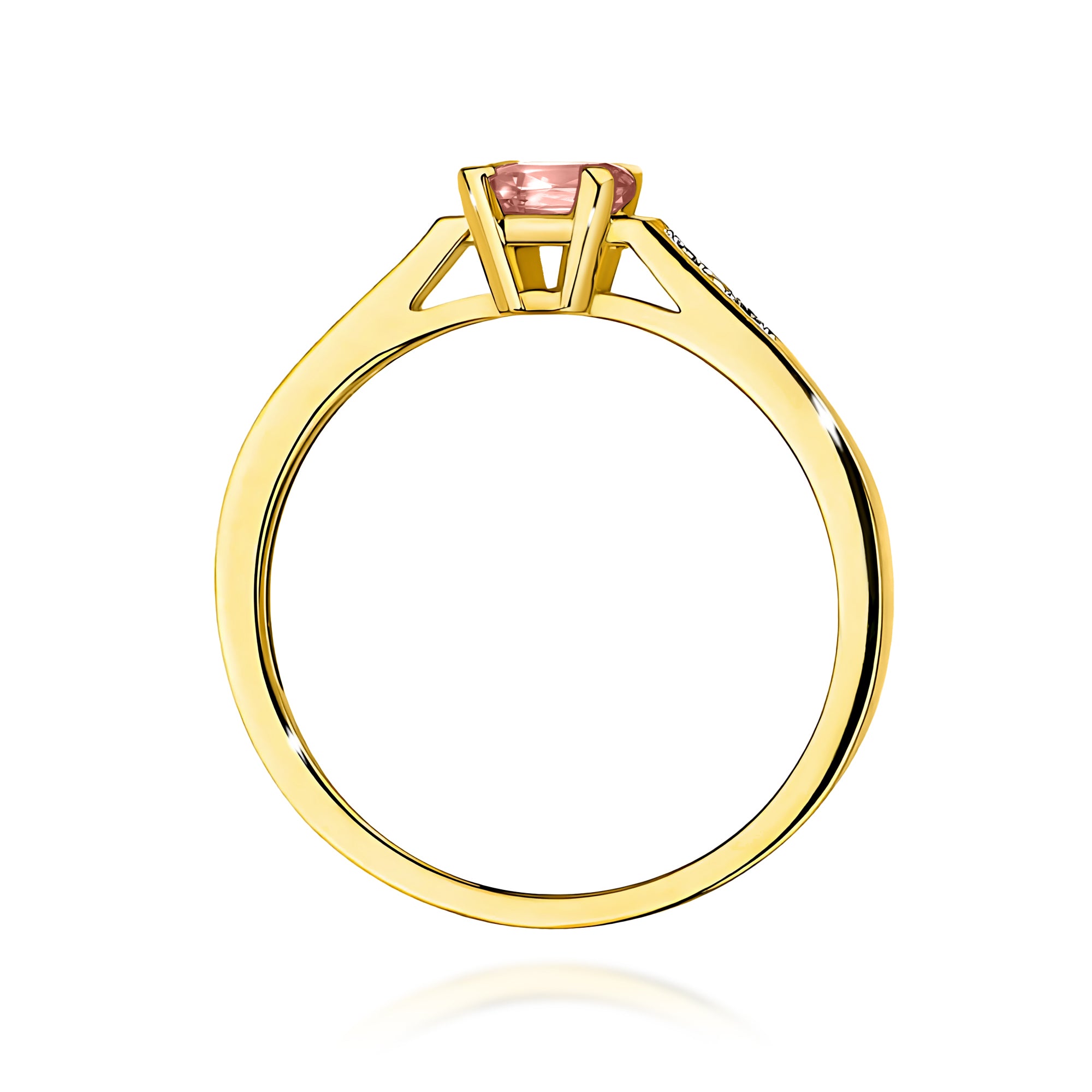Inel Aur 14K cu Diamante de Laborator 0.54 ct