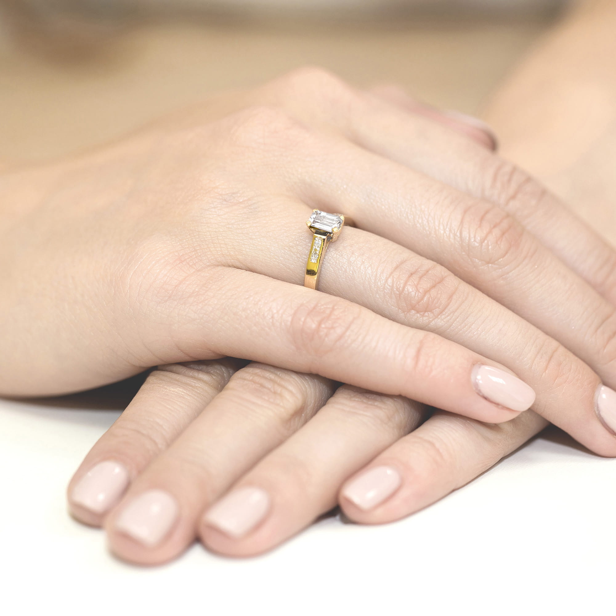 Inel Aur 14K W0078 Diamant 0,60ct