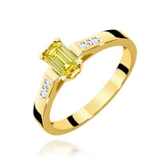 Inel Aur 14K cu Diamante de Laborator 0.54 ct