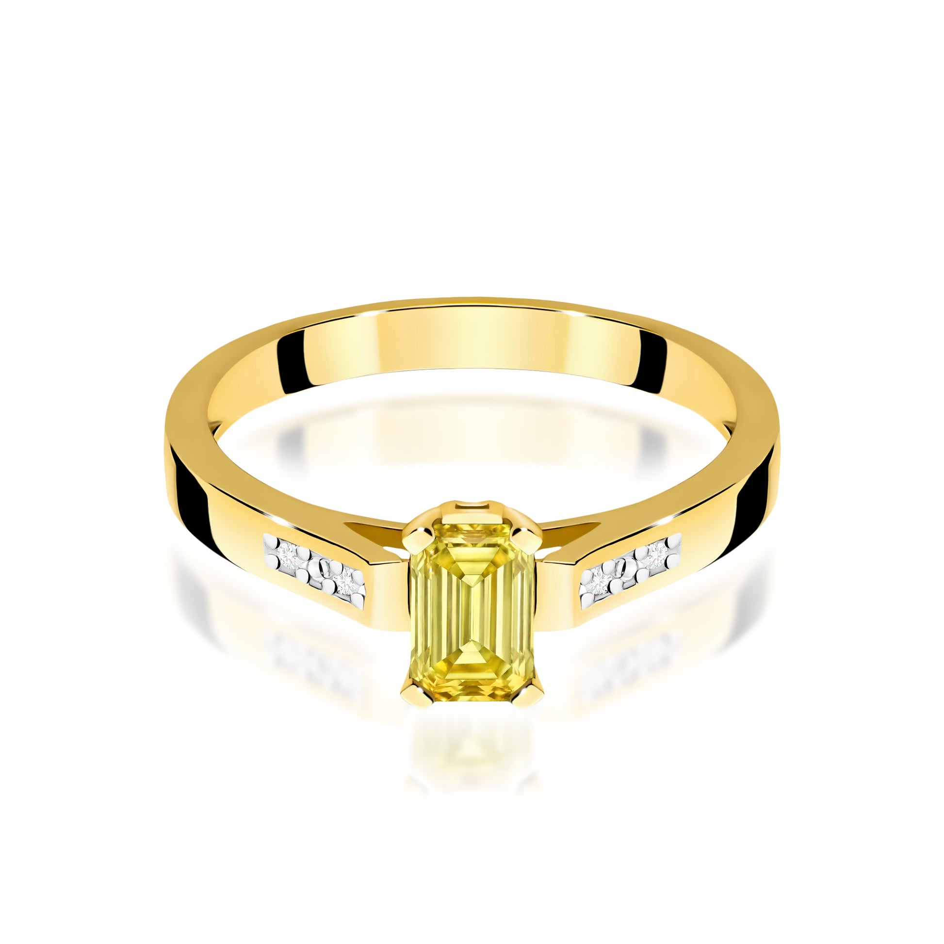 Inel Aur 14K cu Diamante de Laborator 0.54 ct