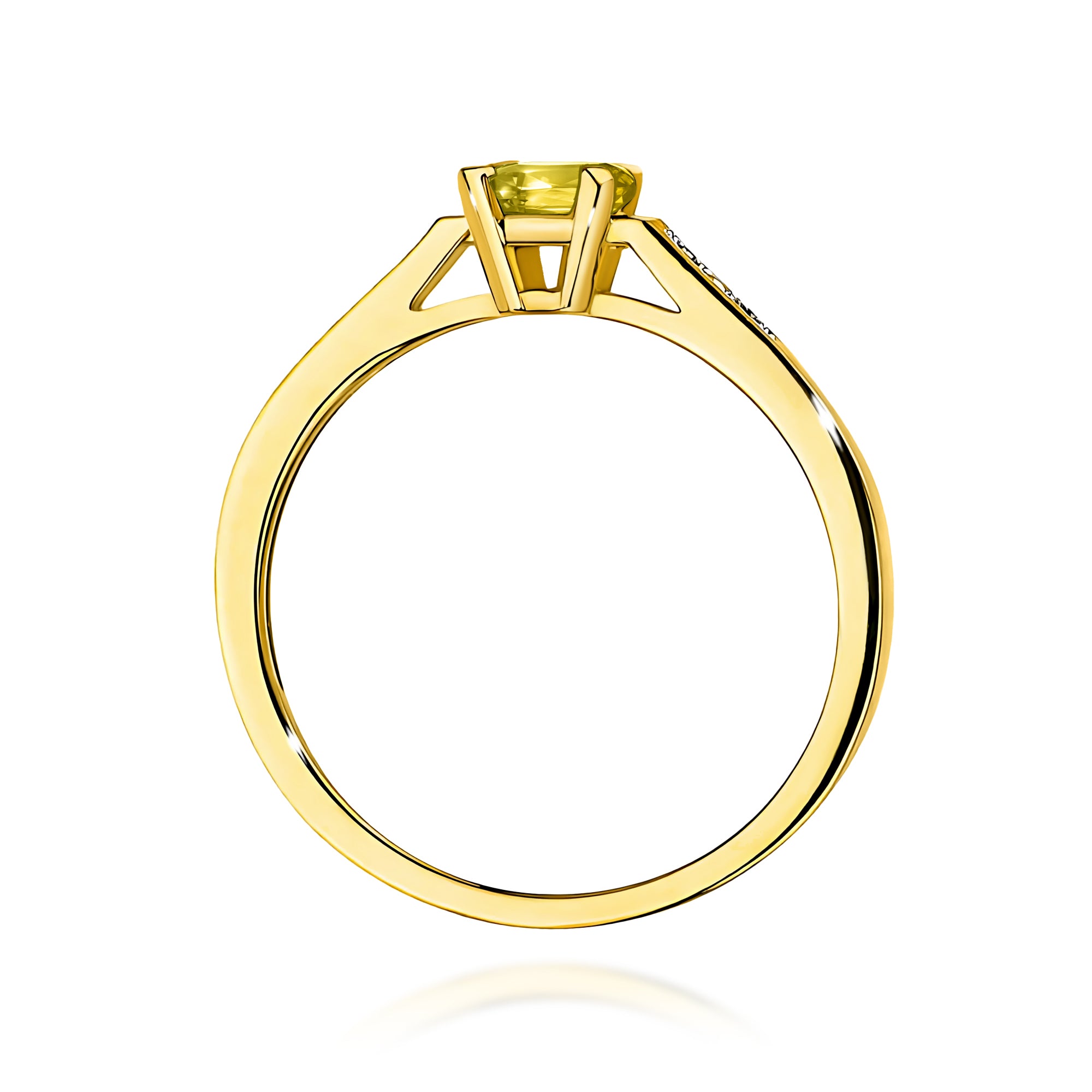 Inel Aur 14K cu Diamante de Laborator 0.54 ct