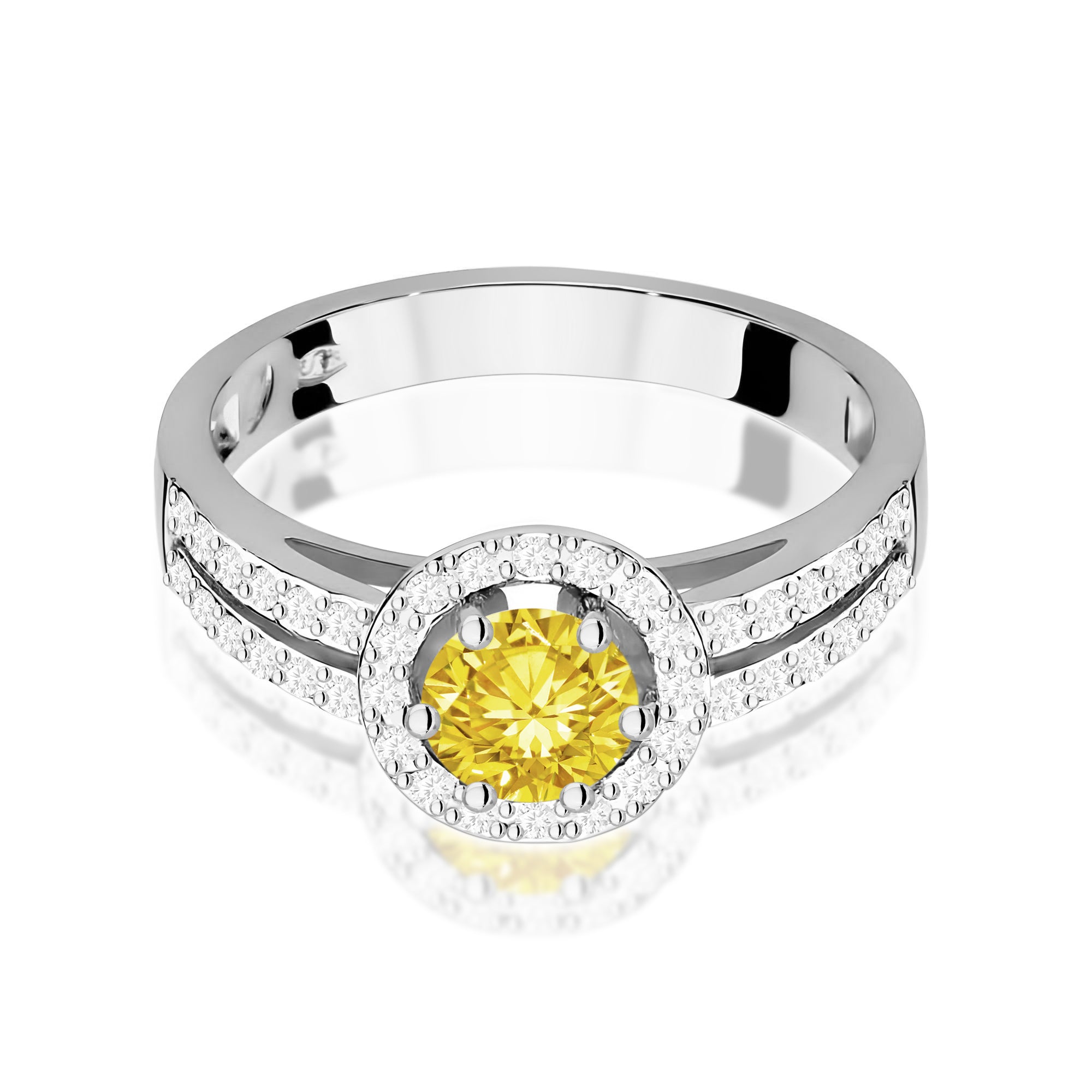 Inel Aur 14K cu Diamante de Laborator 0.70 ct