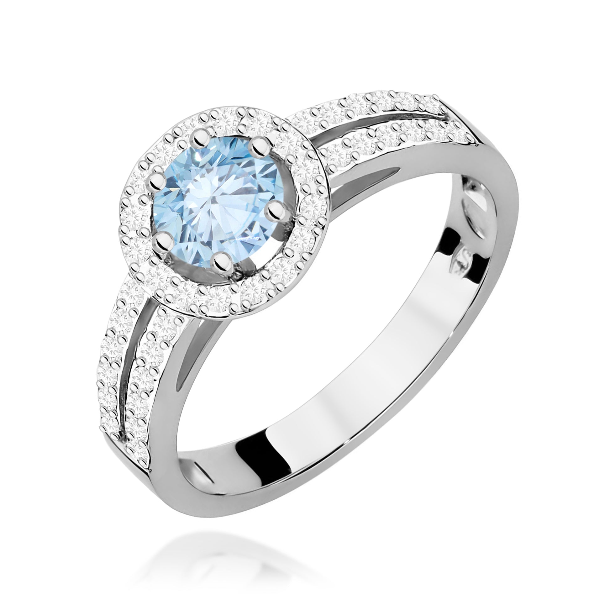Inel Aur 9K cu Diamante de Laborator 0.70 ct