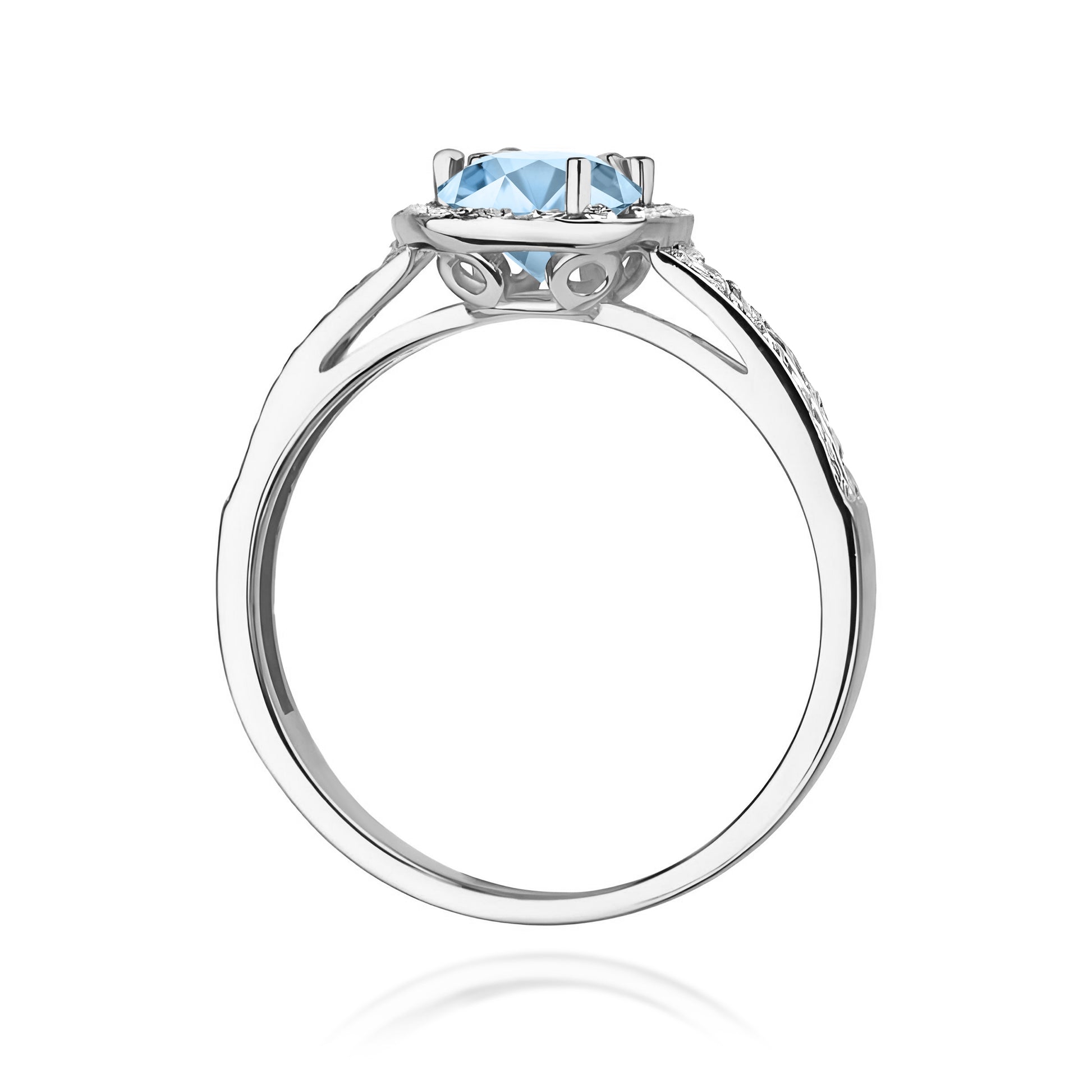 Inel Aur 9K cu Diamante de Laborator 0.70 ct