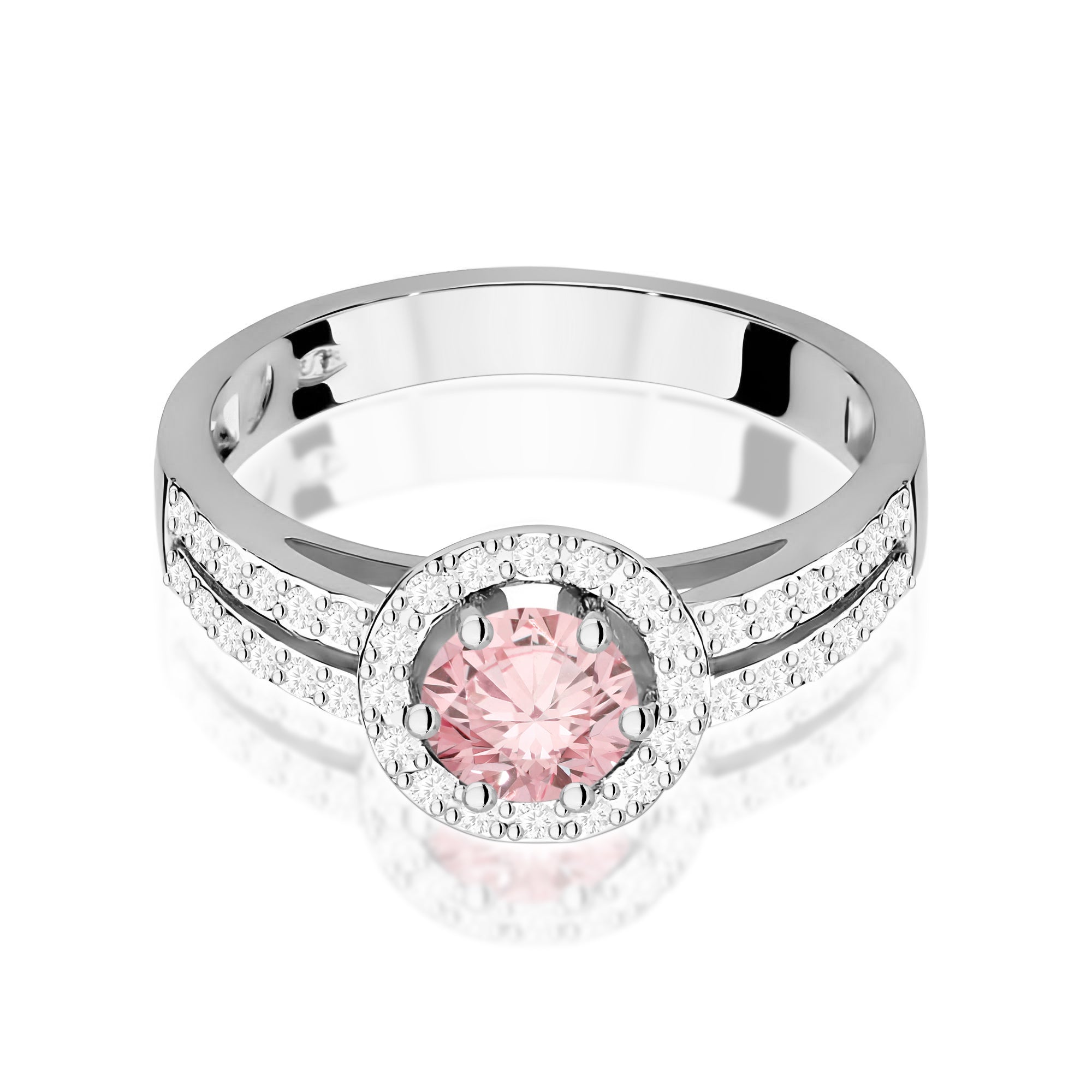 Inel Aur 9K cu Diamante de Laborator 0.70 ct