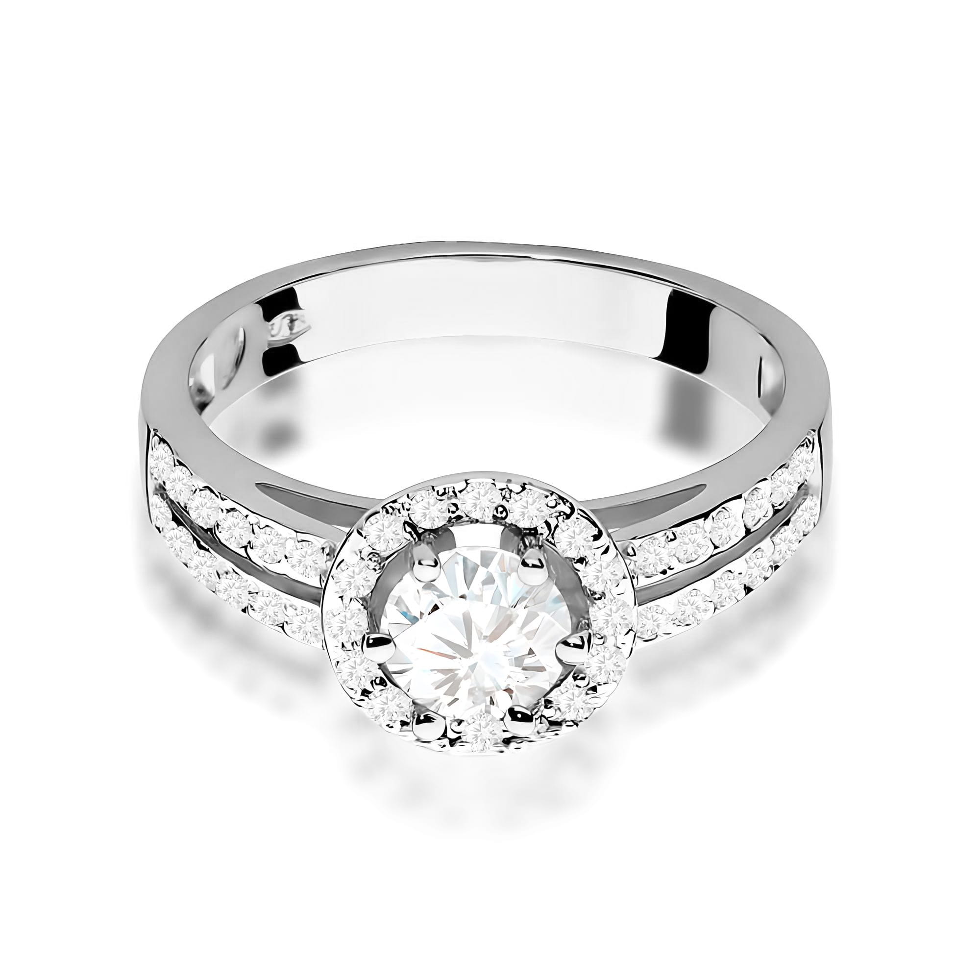 Inel Aur 9K cu Diamante de Laborator 0.70 ct