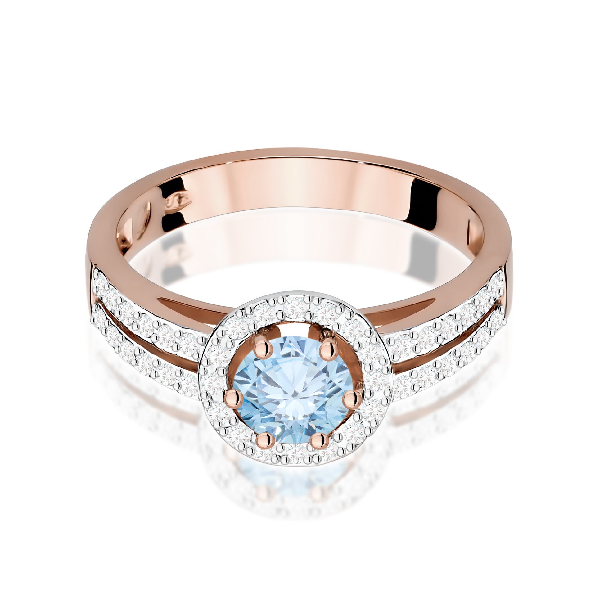 Inel Aur 14K cu Diamante de Laborator 0.70 ct