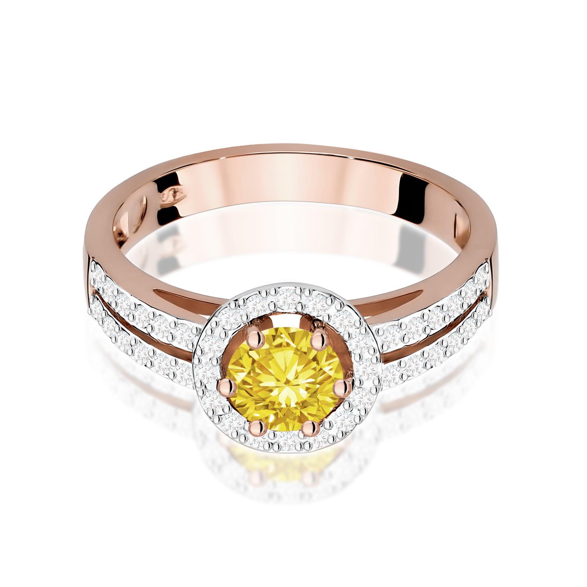 Inel Aur 14K cu Diamante de Laborator 0.70 ct