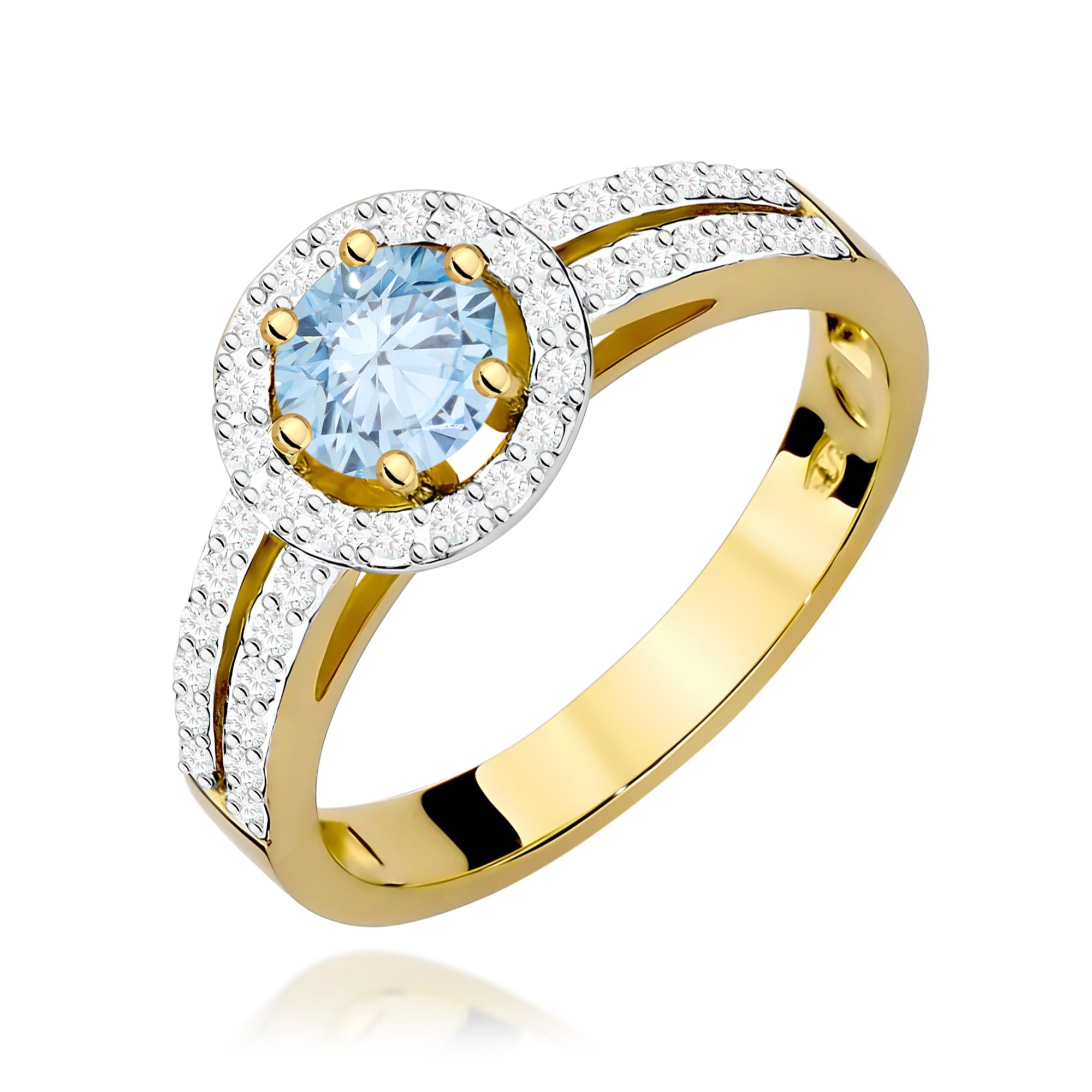 Inel Aur 14K cu Diamante de Laborator 0.70 ct