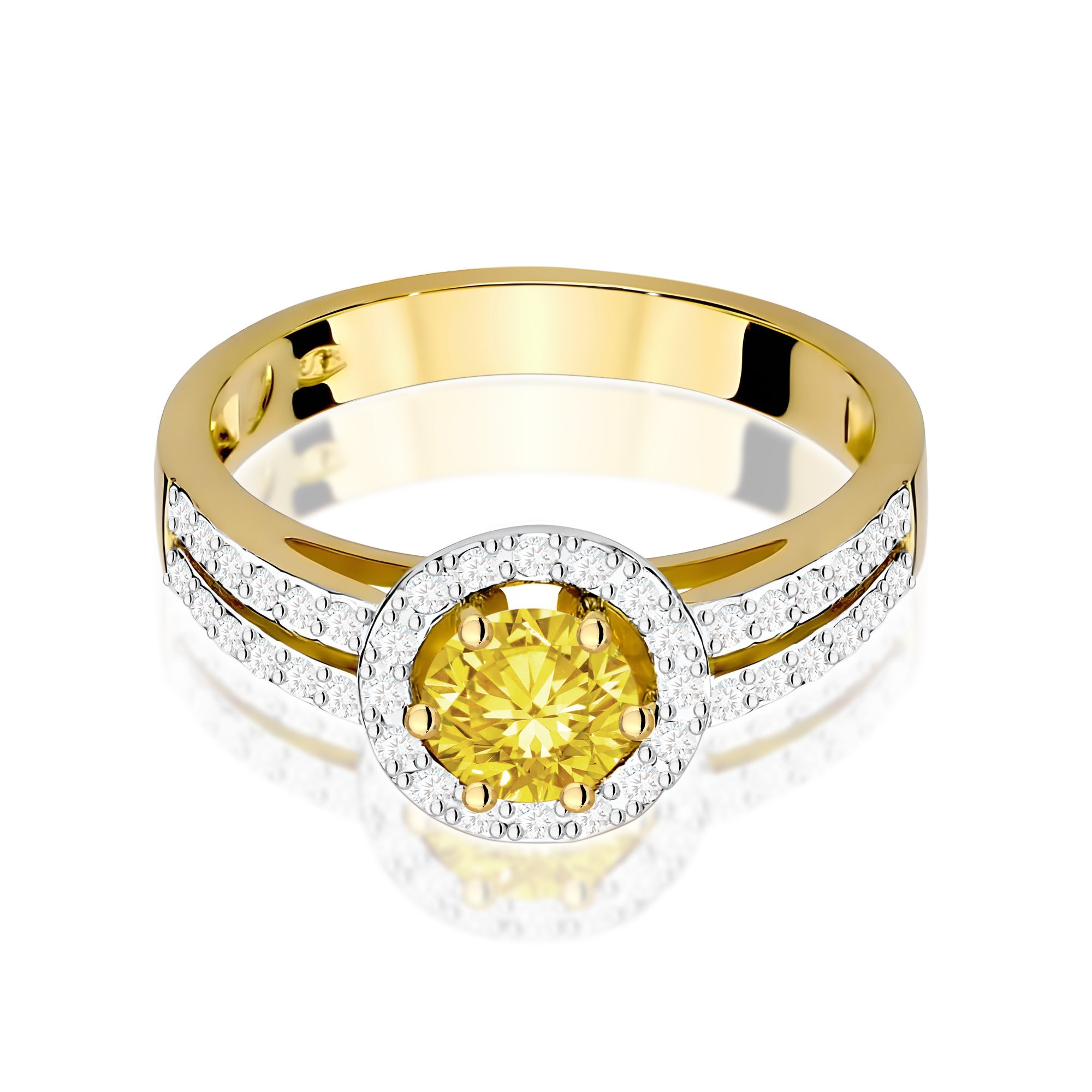 Inel Aur 14K cu Diamante de Laborator 0.70 ct
