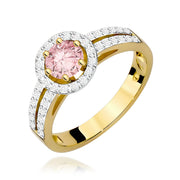 Inel Aur 9K cu Diamante de Laborator 0.70 ct