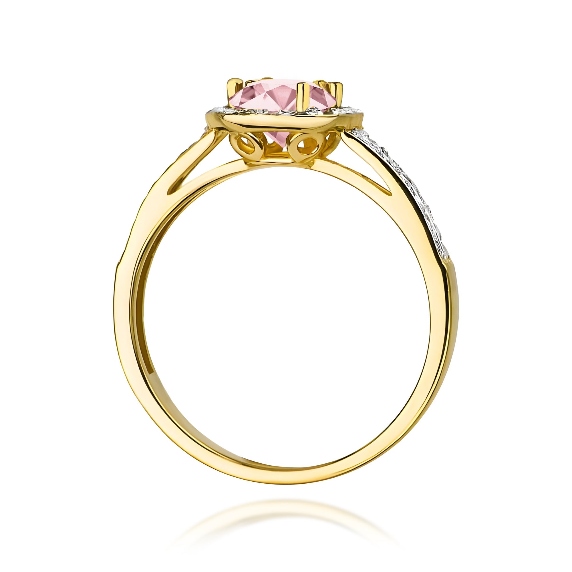 Inel Aur 9K cu Diamante de Laborator 0.70 ct