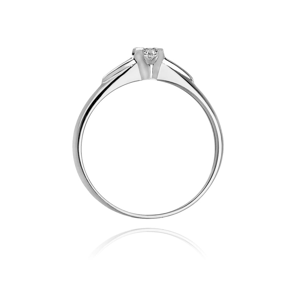 Inel Aur 9K cu Diamant Natural 0.05 ct