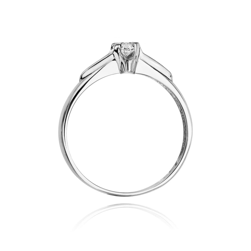 Inel Aur 9K cu Diamant Natural 0.08 ct