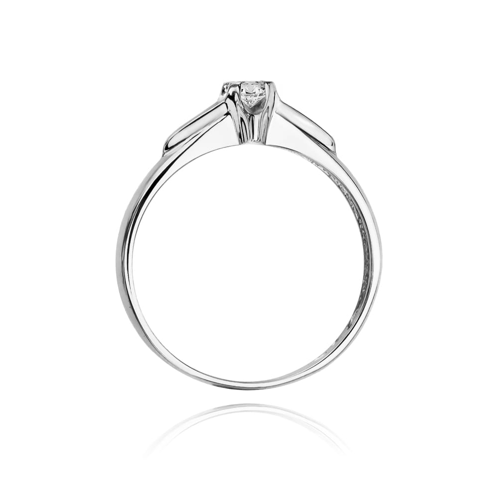 Inel Aur 9K cu Diamant Natural 0.10 ct