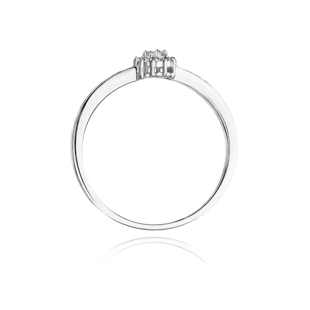 Inel Aur 9K cu Diamante Naturale 0.09 ct