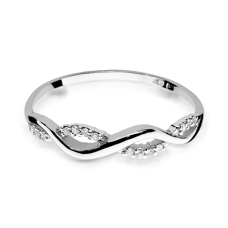 Inel Aur 9K cu Diamante Naturale 0.07 ct