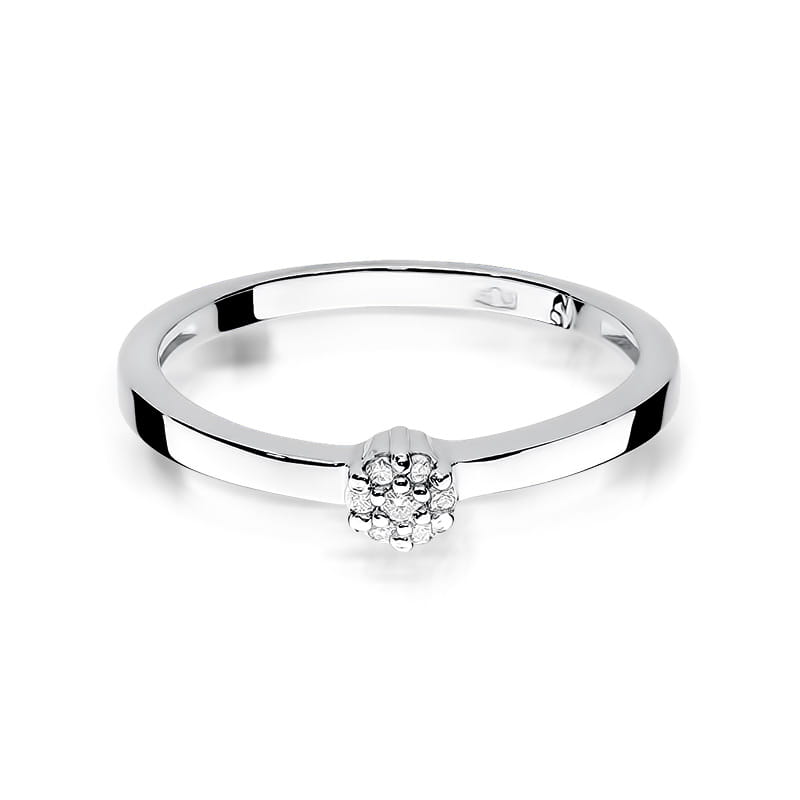 Inel Aur 9K cu Diamante Naturale 0.04 ct
