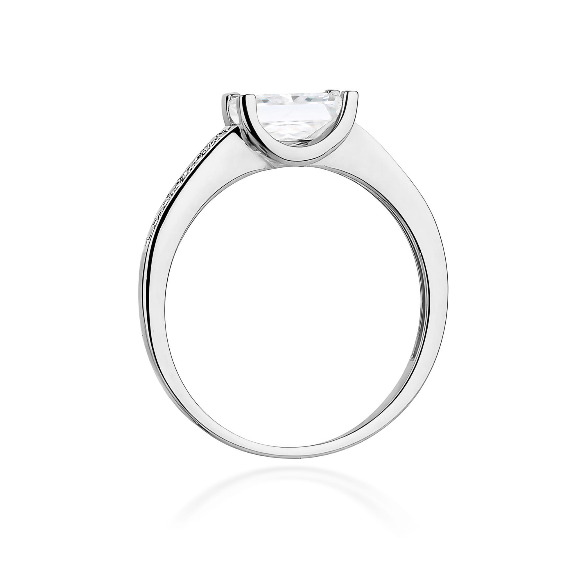Inel Aur 9K cu Diamante de Laborator 0.63 ct