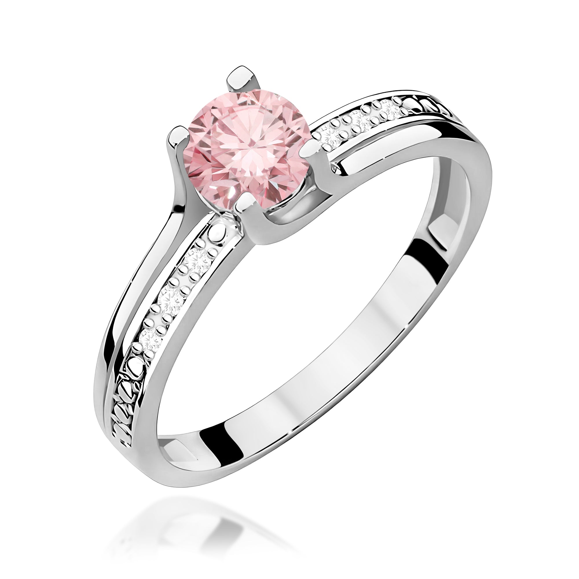 Inel Aur 14K cu Diamante de Laborator 0.53 ct