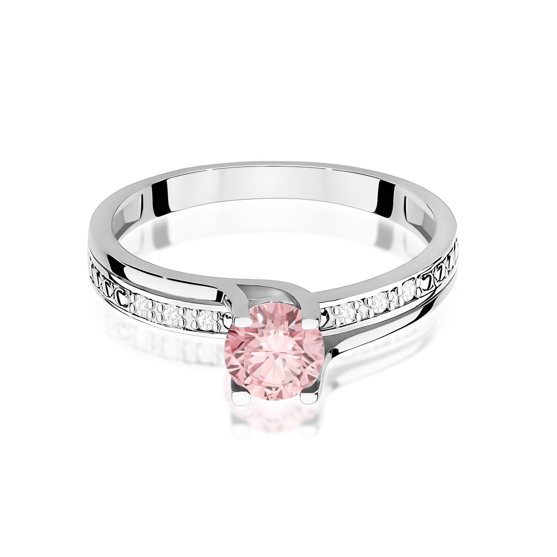 Inel Aur 14K cu Diamante de Laborator 0.53 ct