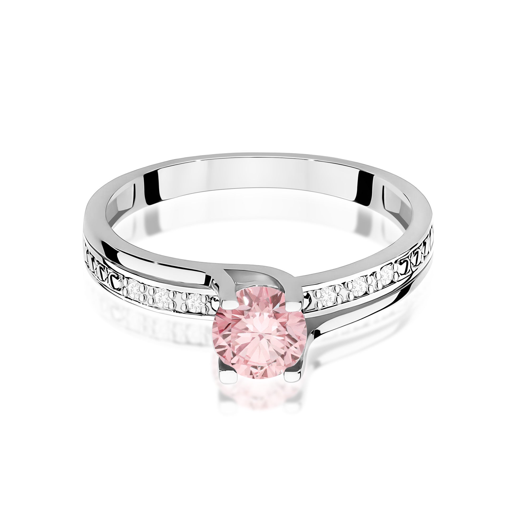 Inel Aur 14K cu Diamante de Laborator 0.53 ct