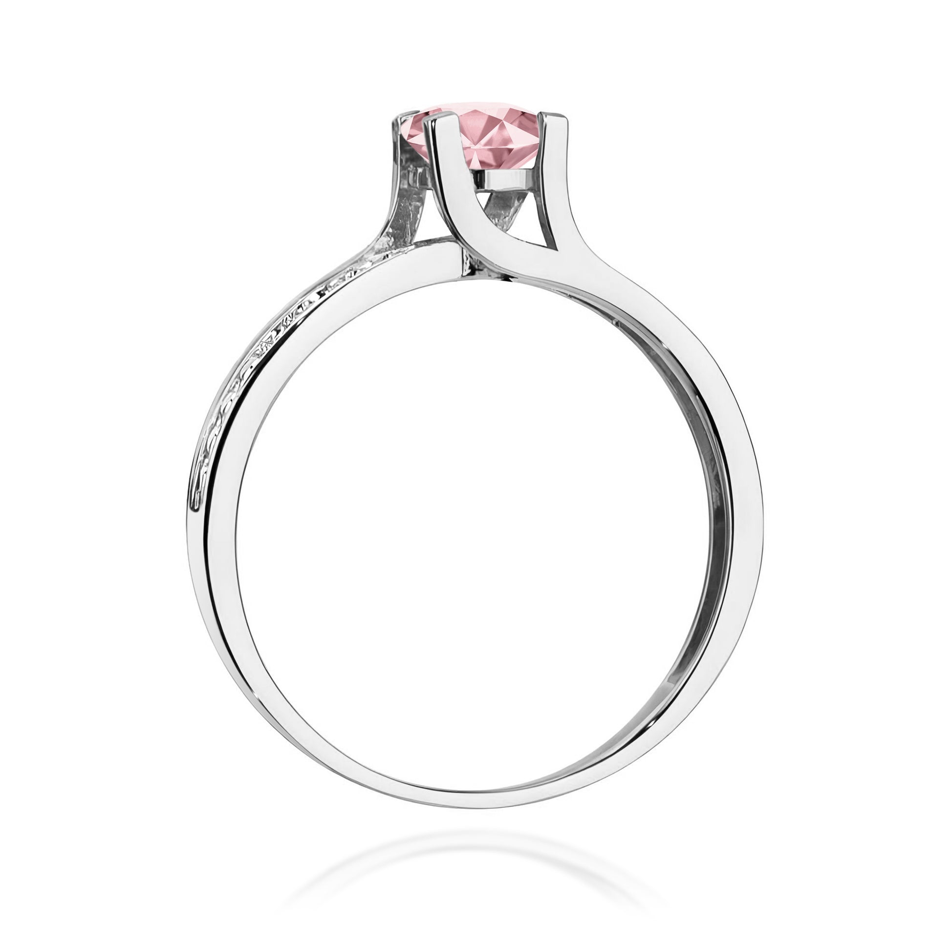 Inel Aur 9K cu Diamante de Laborator 0.53 ct