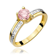 Inel Aur 14K cu Diamante de Laborator 0.53 ct