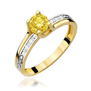 Inel Aur 14K cu Diamante de Laborator 0.53 ct