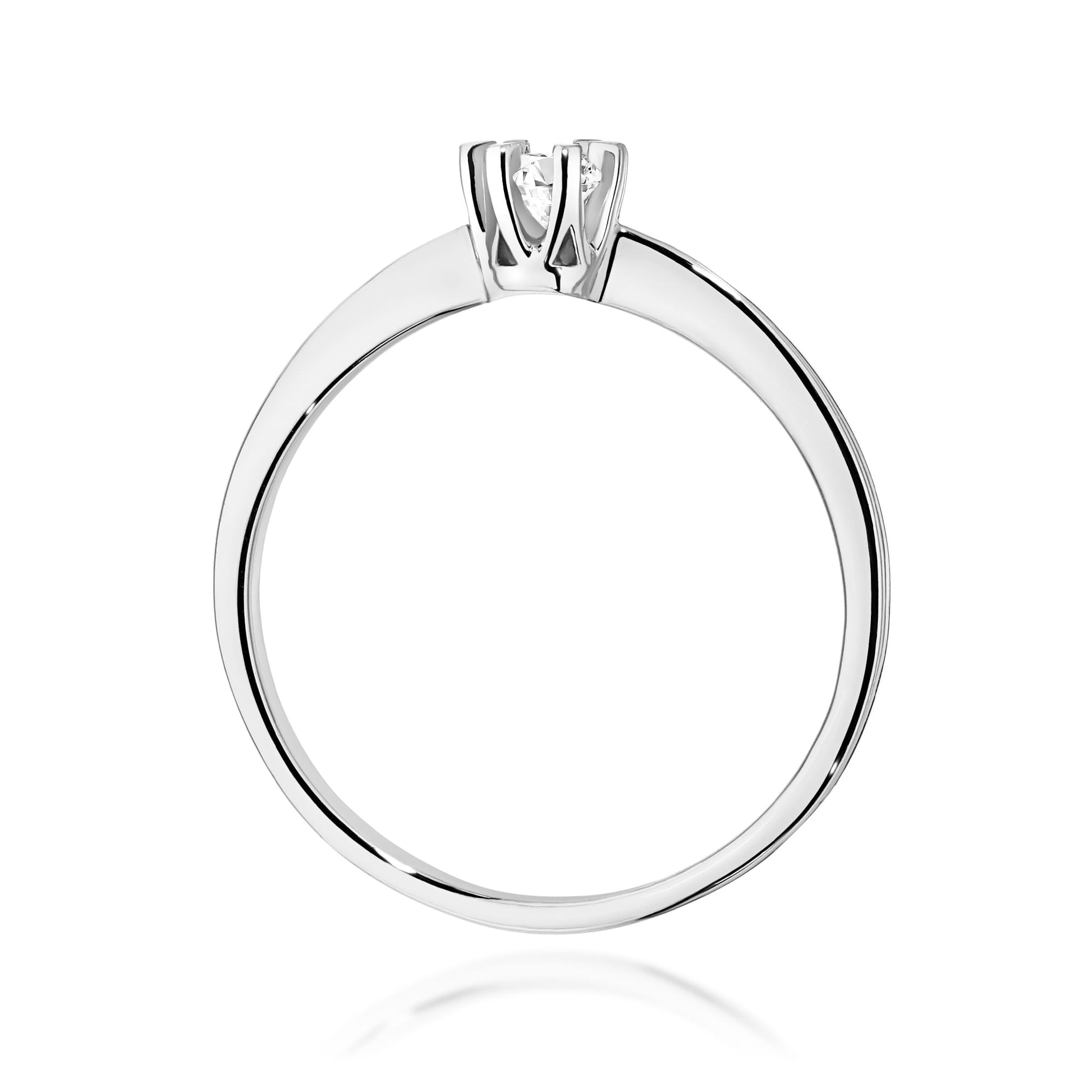 Inel Aur 9K cu Diamant Natural 0.15 ct