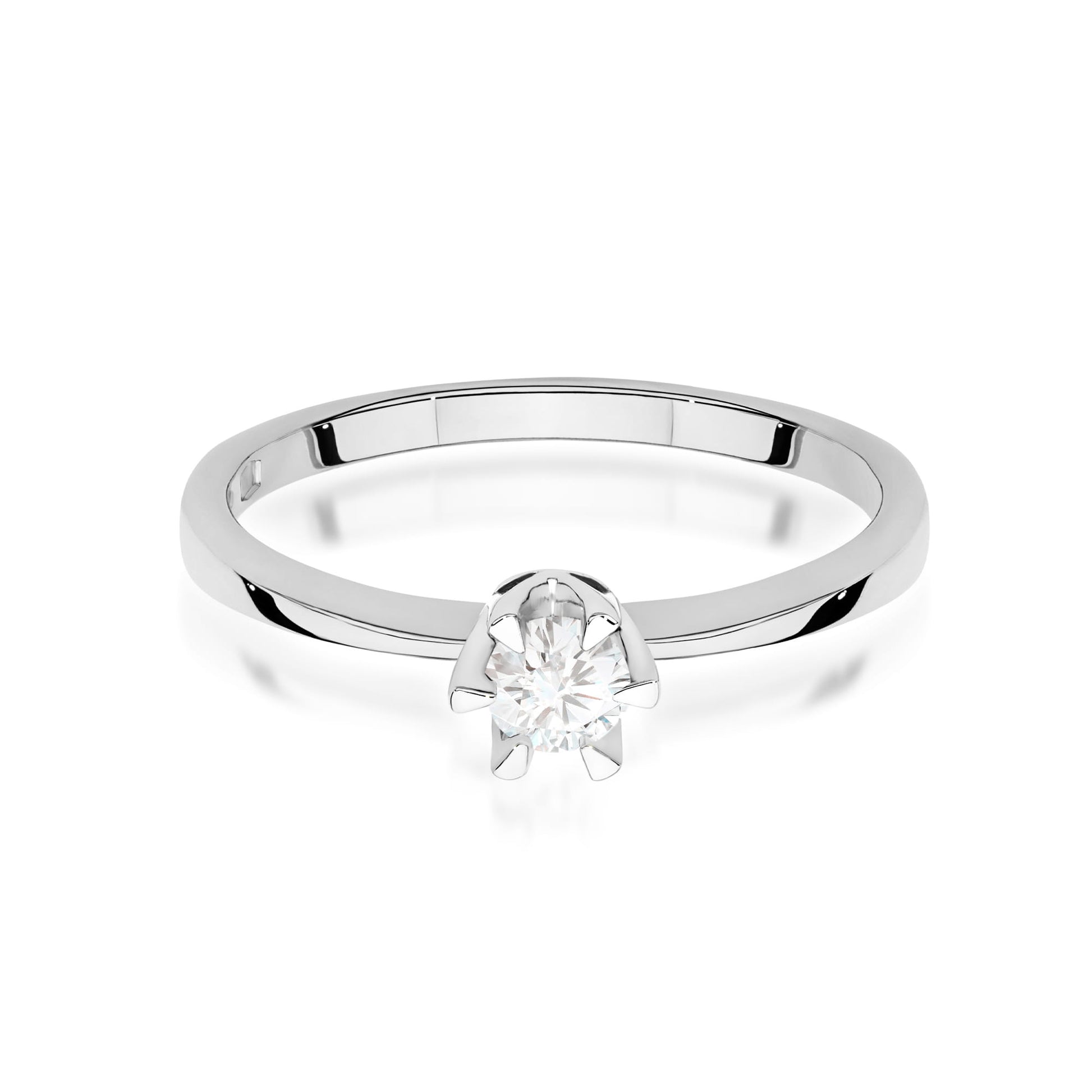 Inel Aur 9K cu Diamant Natural 0.20 ct