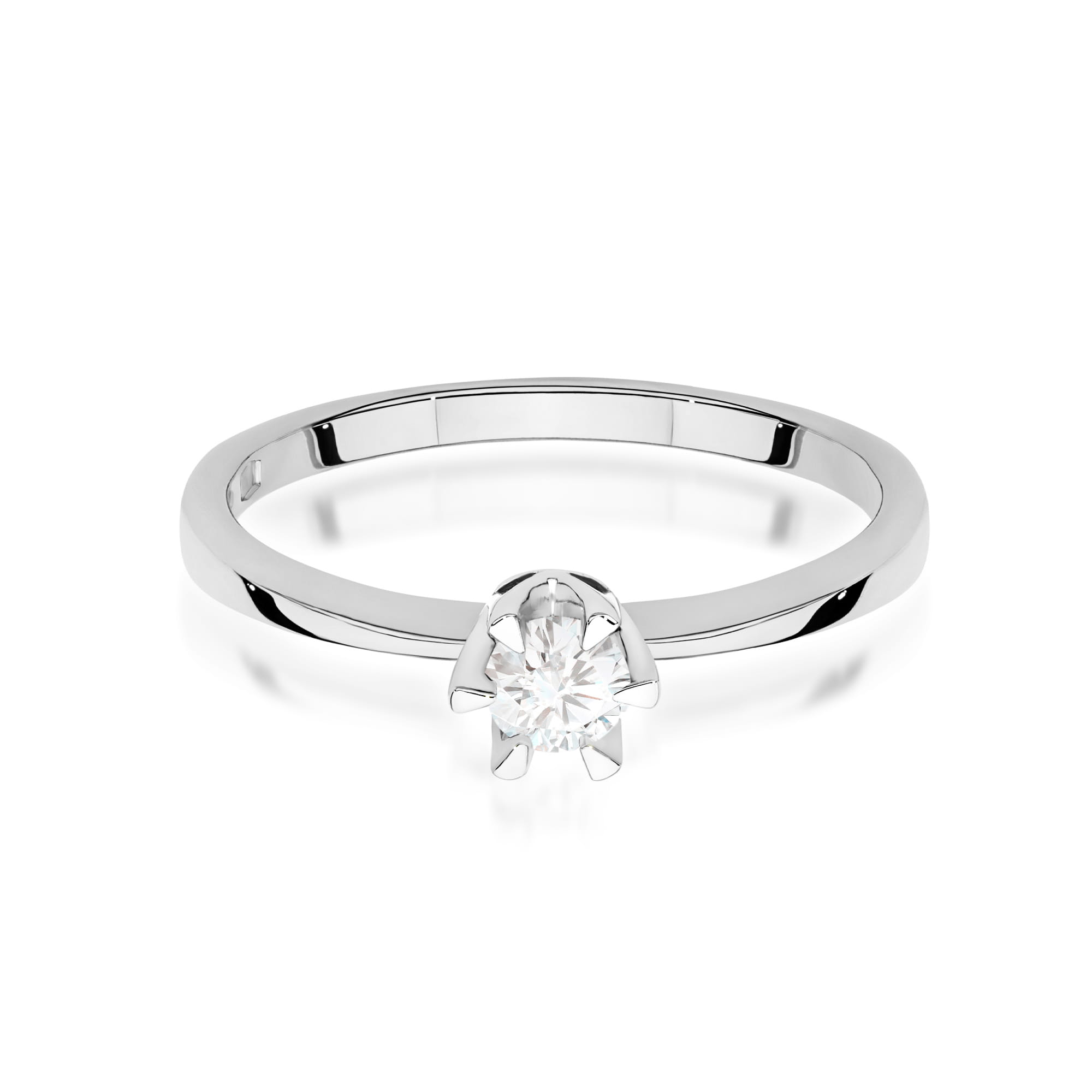 Inel Aur 9K cu Diamant Natural 0.20 ct
