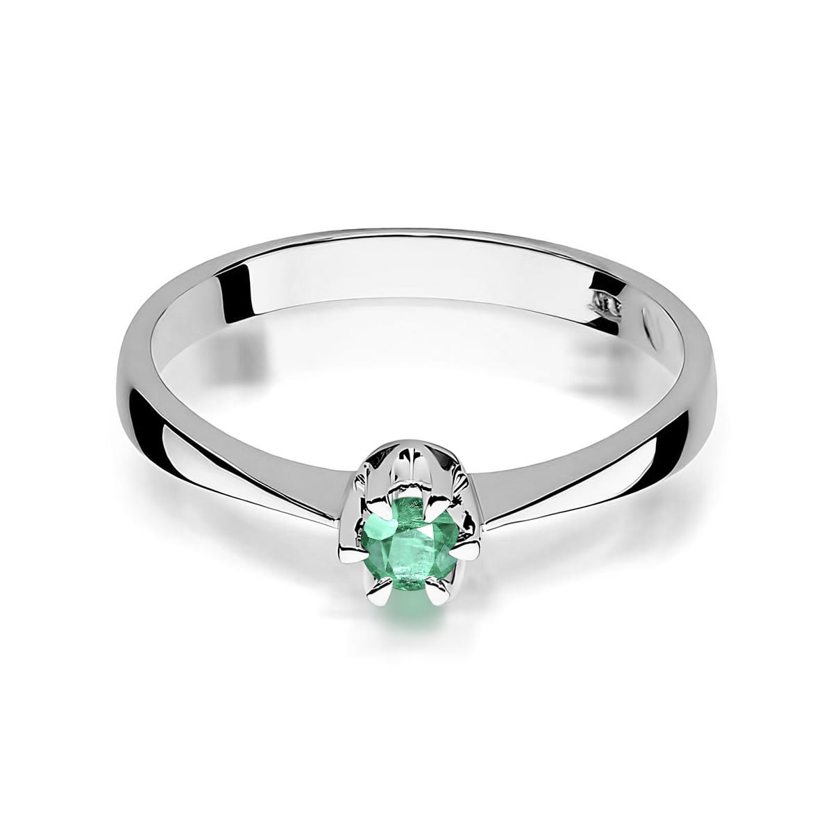 Inel Aur 9K cu Smarald 0.15 ct