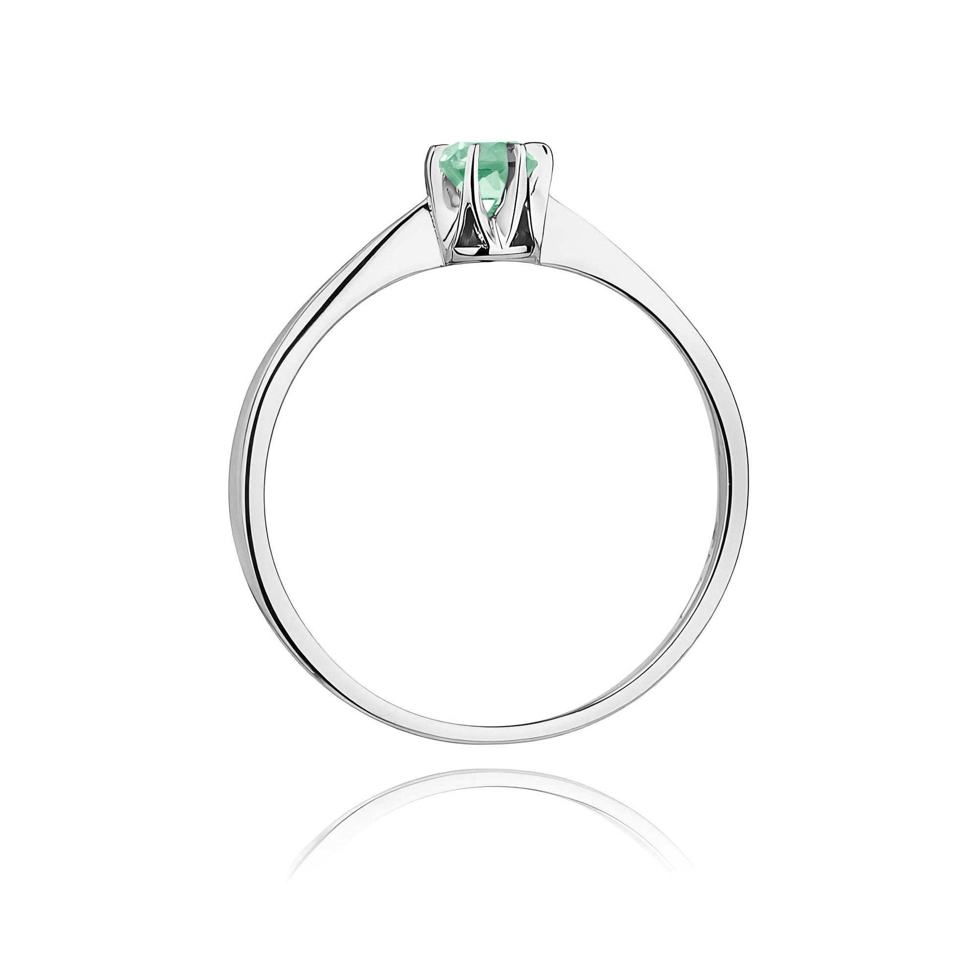 Inel Aur 9K cu Smarald 0.15 ct