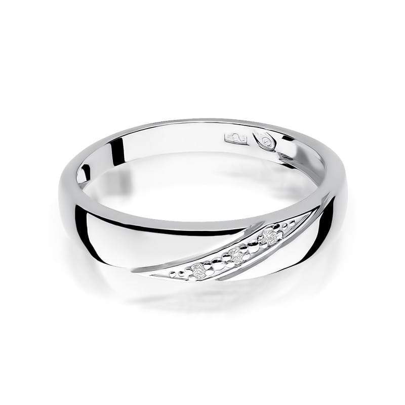 Inel Aur 9K cu Diamante Naturale 0.02 ct