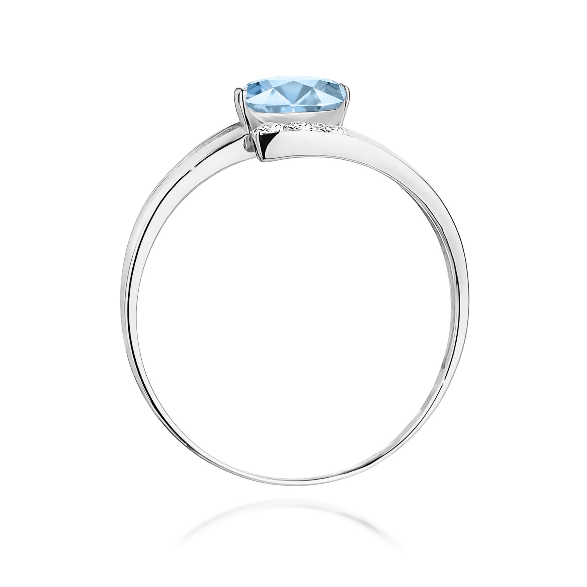 Inel Aur 14K cu Diamante de Laborator 0.55 ct