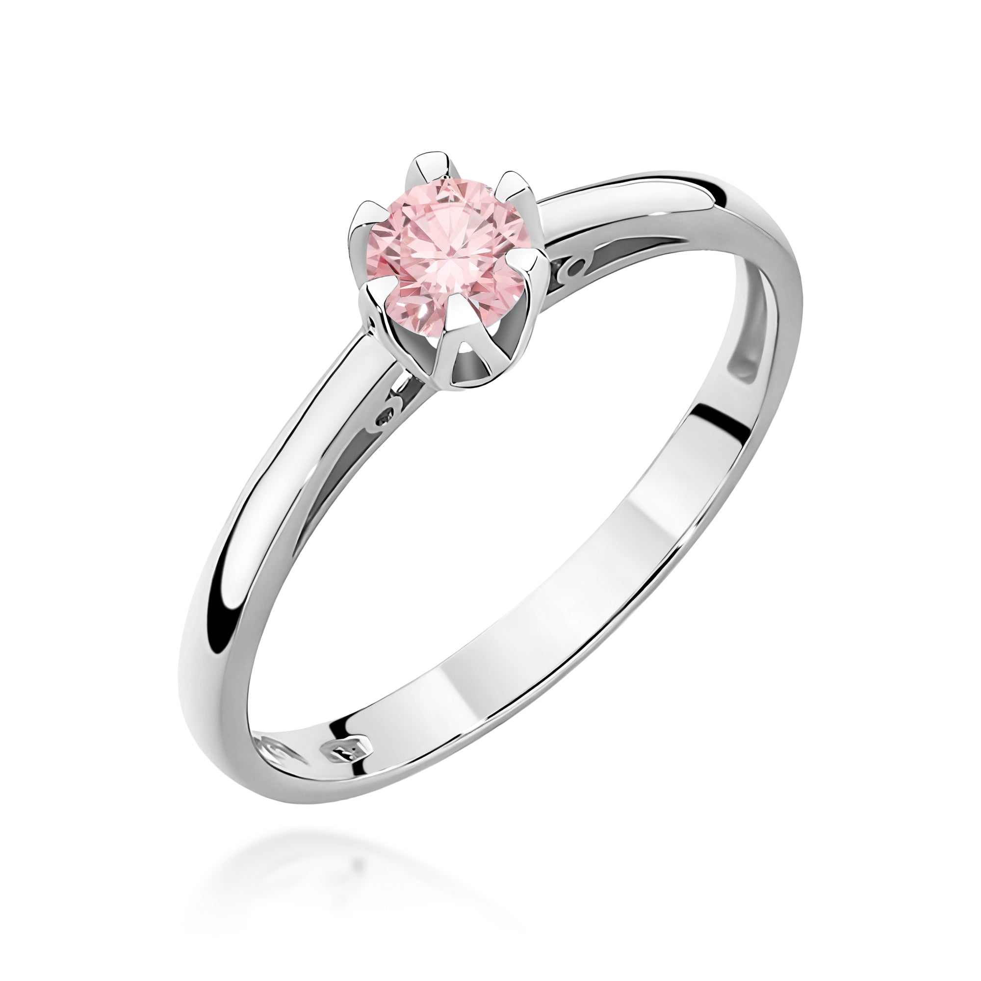 Inel Aur 14K cu Diamant Natural 0.15 ct