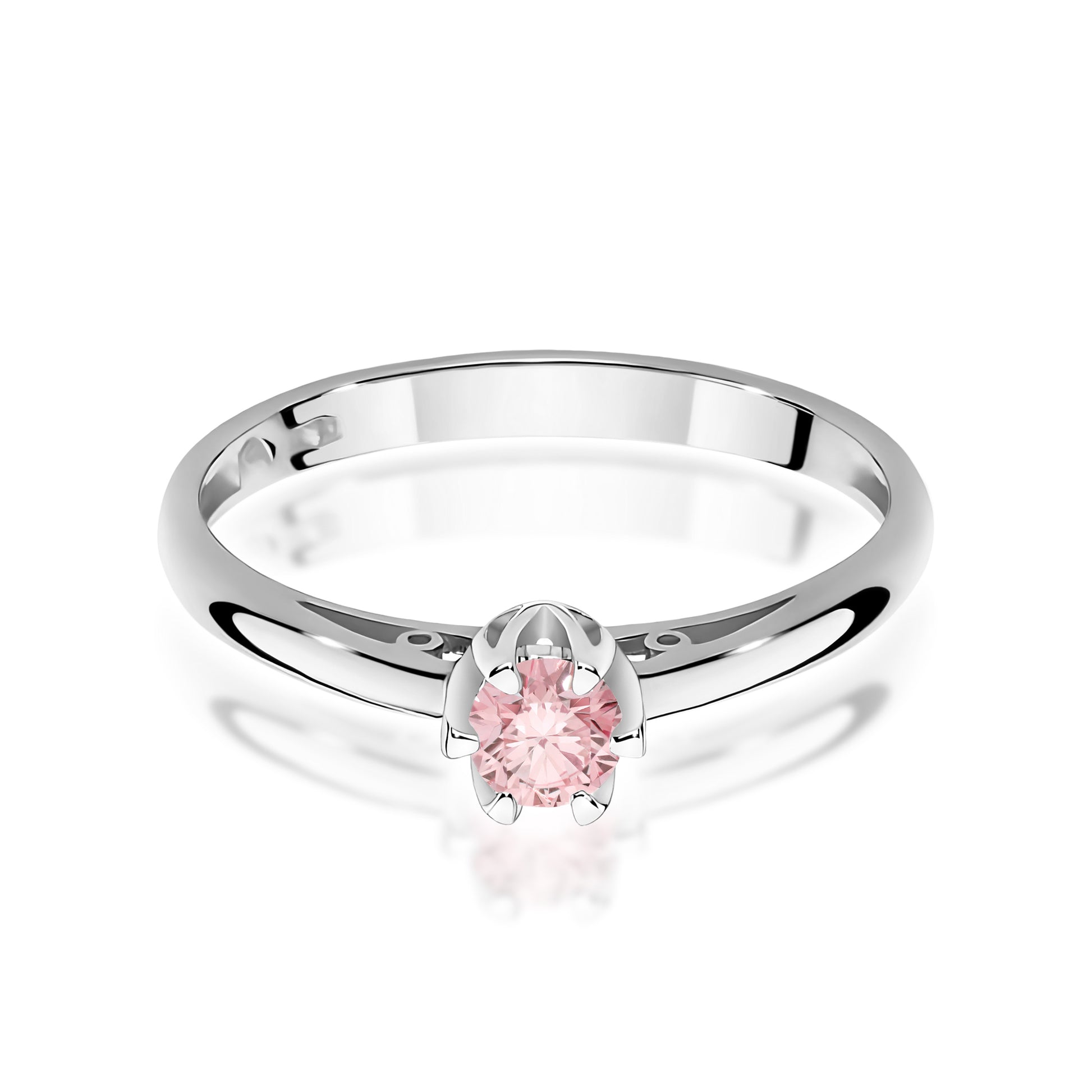 Inel Aur 14K cu Diamant Natural 0.15 ct