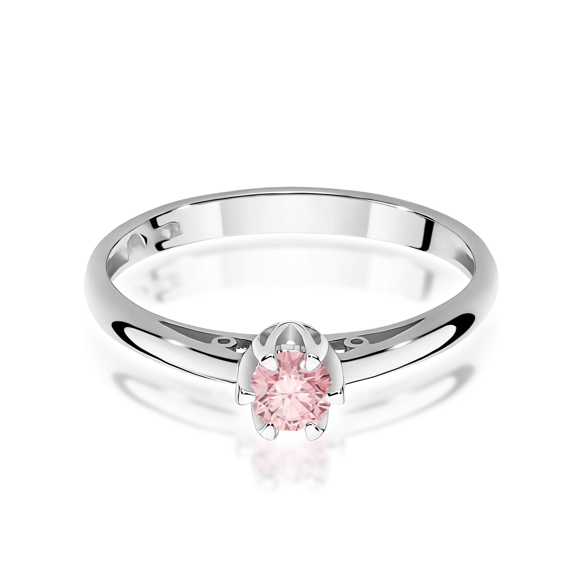 Inel Aur 14K cu Diamant Natural 0.15 ct