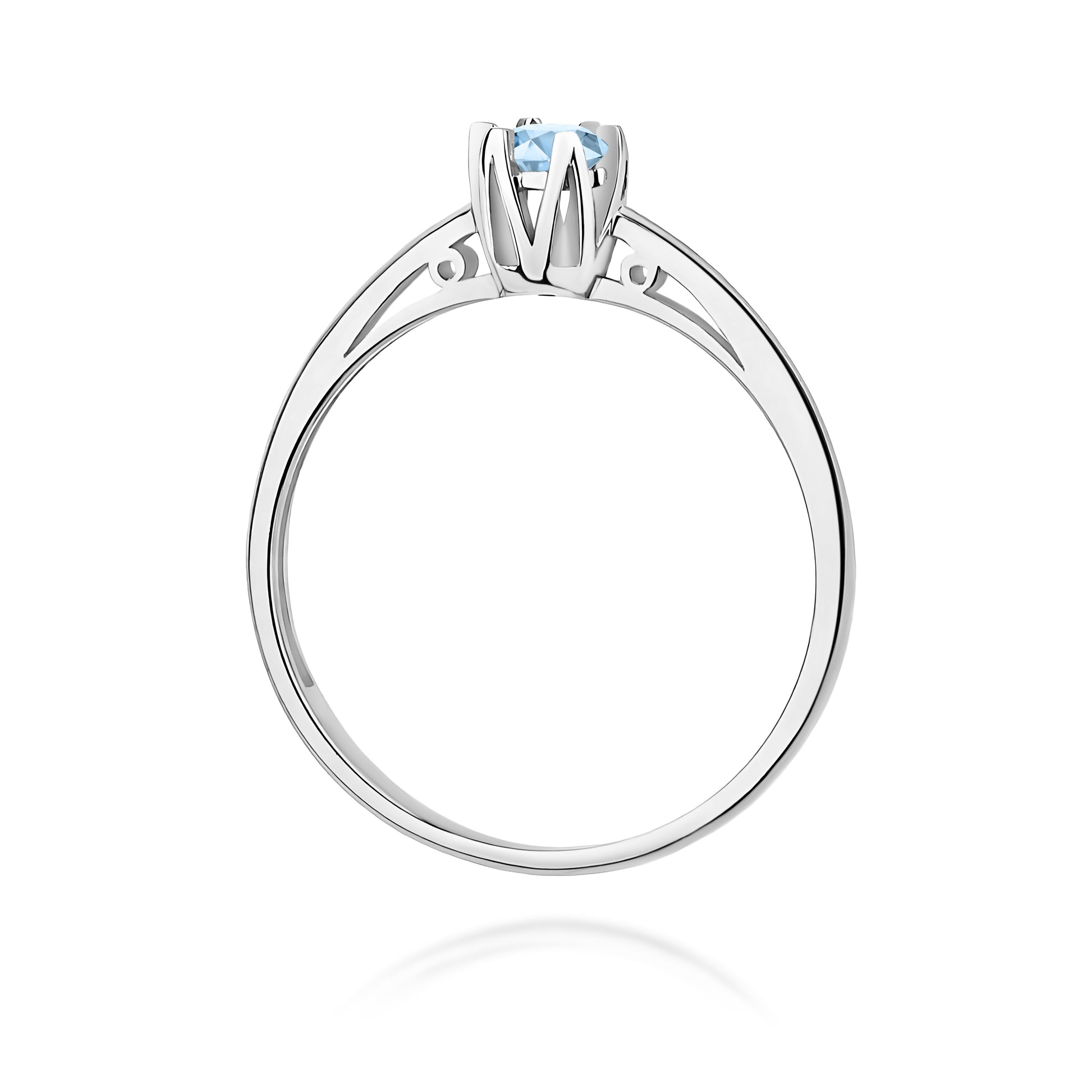 Inel Aur 9K cu Diamant Natural 0.15 ct