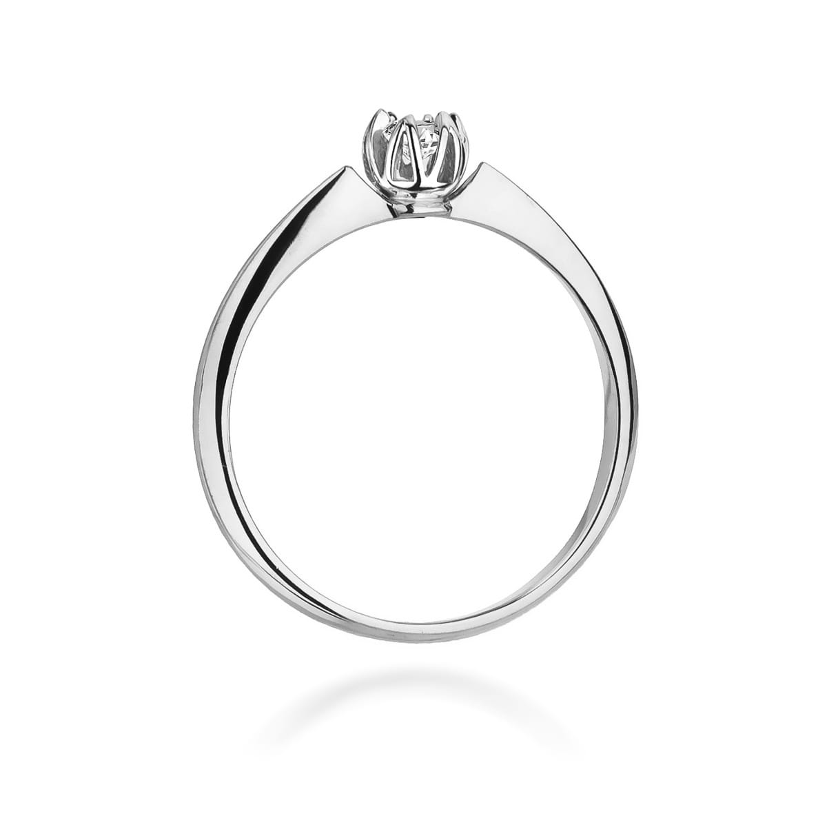 Inel Aur 9K cu Diamant Natural 0.10 ct