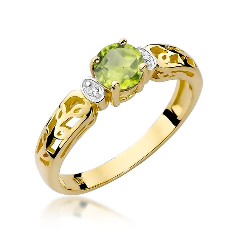 Inel Aur 14K cu Peridot 0.60 ct